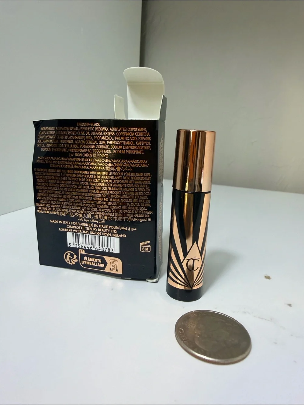 5 ITEMS FOR $25 • Charlotte Tilbury Exxager-Eyes Travel Mascara